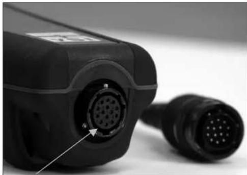 YSI Pro2030 - Connexion de l'assemblage sonde/câble à l'appareil - 1