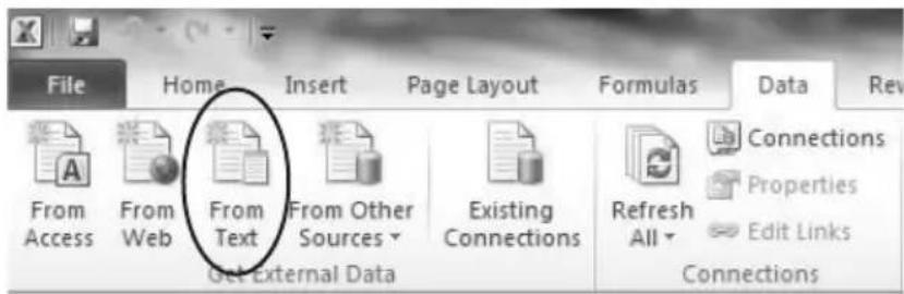 YSI EcoSense EC300M - Ouverture du fichier de données avec excel® - 1