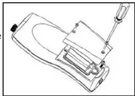 YSI EcoSense EC300M - Mise en place de la pile - 1