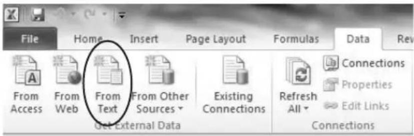 YSI EcoSense DO200A - Ouverture du fichier de données avec excel® - 1