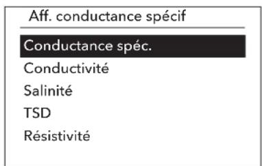 YSI ProQuatro - Configuration des capteurs → affichage - 3