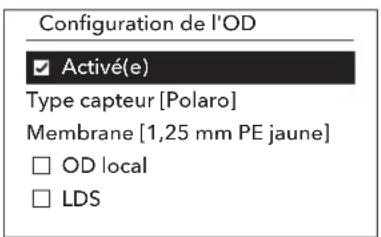 YSI ProQuatro - Menu capteurs - 4