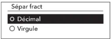 YSI ProQuatro - Options de date et d'heure - 2
