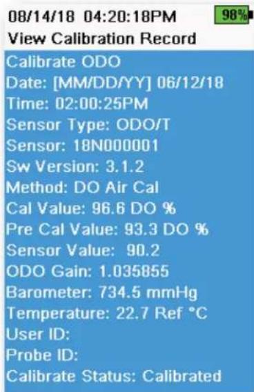 YSI ProDIGITAL ODOCT - 2) D3 al0b(a'052D(M. 2) DÉ'al522a/.) - 3
