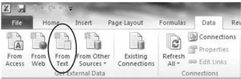 YSI EcoSense ODO200 - Ouverture du fichier de données avec EXCEL® - 1