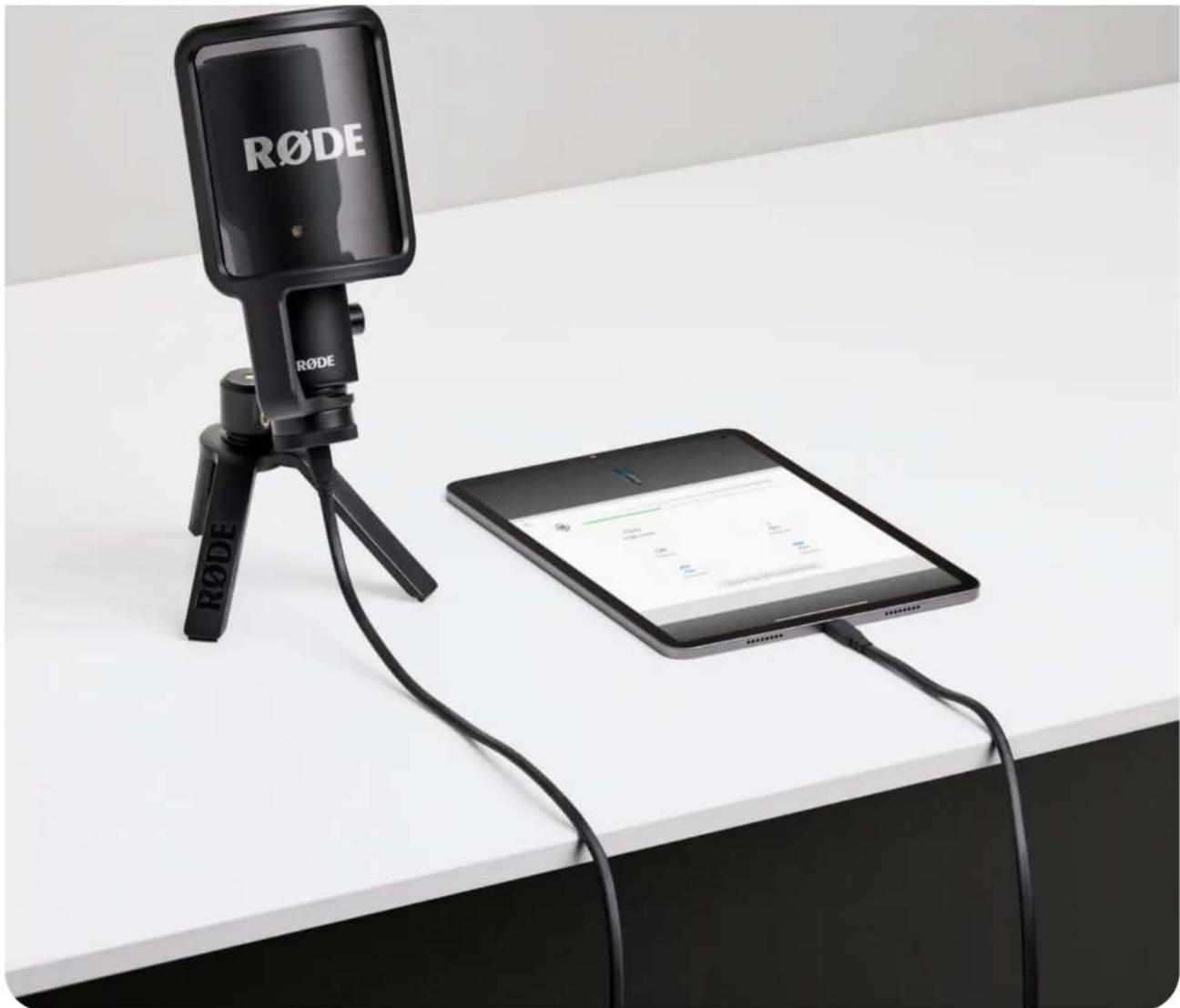 Røde NTUSB+ - Connecting to a Smartphone or Tablet - 1