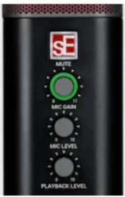 SE Electronics NEOM USB - 麦克风音量旋钮和播放音量旋钮 - 1