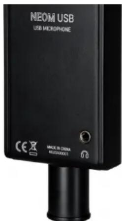 SE Electronics NEOM USB - Mikrofon- und Playback-Lautstärke-Knopf - 1