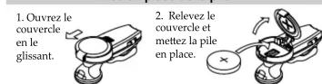 KORG SyncDancing SY1D - Mise en place de la pile - 1