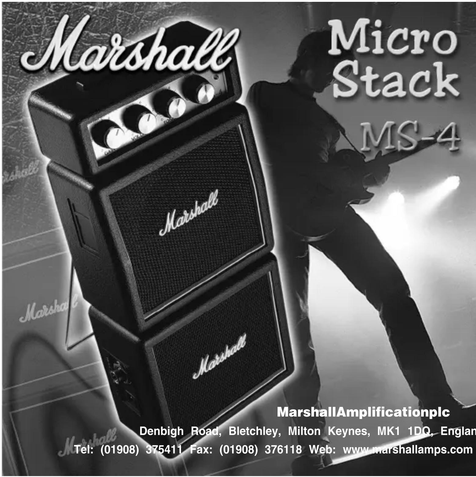 MARSHALL Micro Stack MS4 - 1