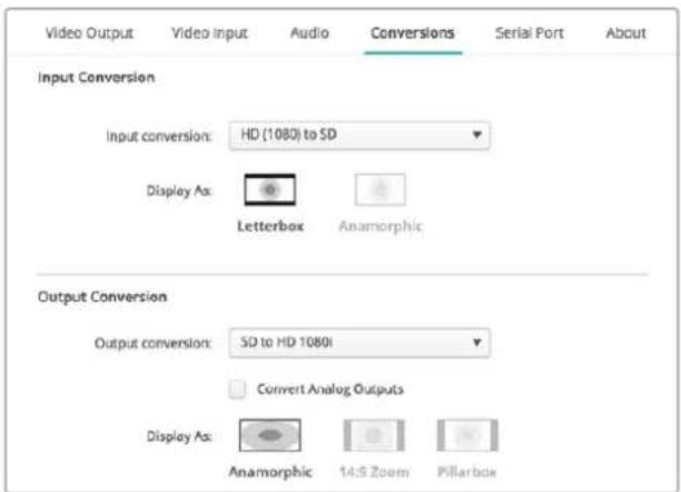 Blackmagic Design DeckLink Mini Recorder HD - Conversion de la sortie - 1