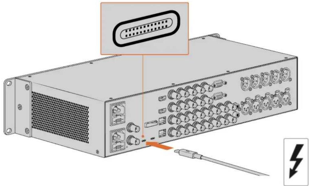 Blackmagic Design DeckLink Mini Recorder HD - Connecting via Thunderbolt - 1