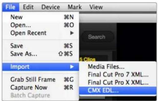 Blackmagic Design DeckLink Mini Recorder HD - Importing clips - 2