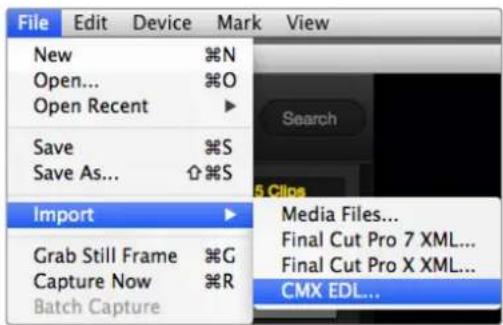 Blackmagic Design DeckLink Mini Monitor HD - Importing clips - 2