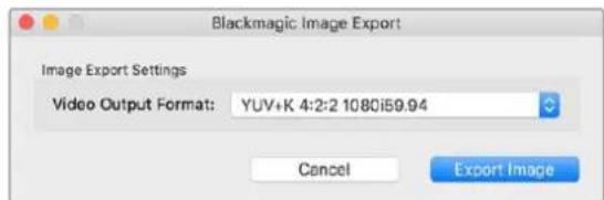 Blackmagic Design DeckLink Mini Monitor HD - Exportar una imagen - 1