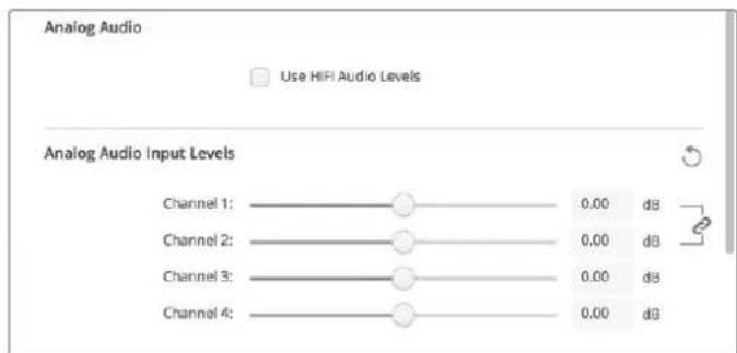 Blackmagic Design DeckLink Mini Monitor HD - Nivel de la postalanalogica recibida - 1