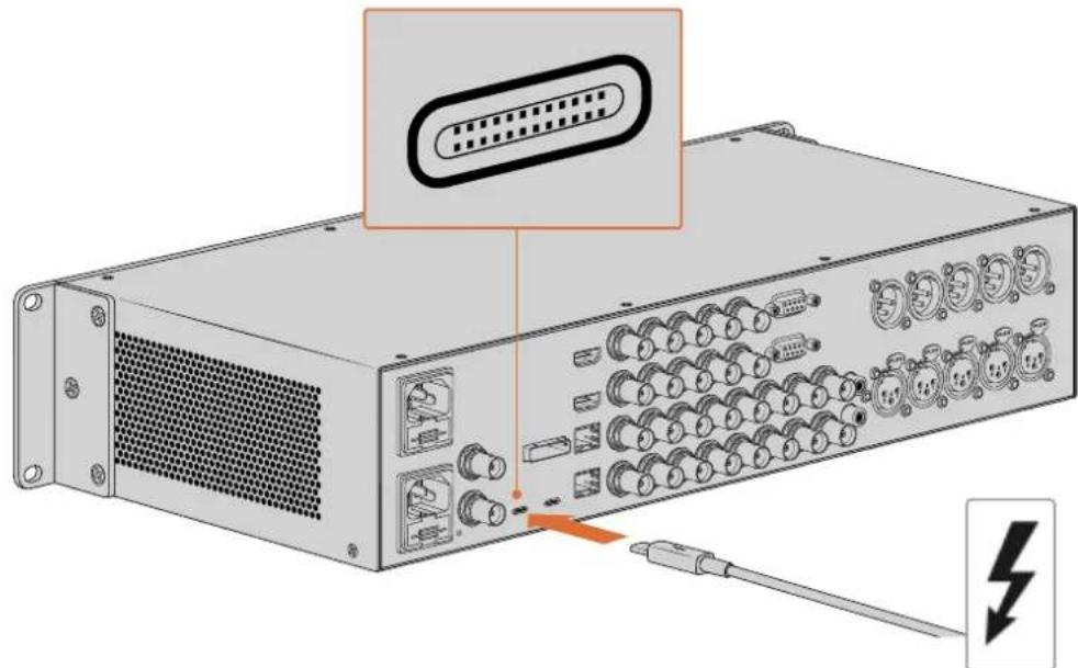 Blackmagic Design DeckLink Mini Monitor HD - Conectando via Thunderbolt - 1