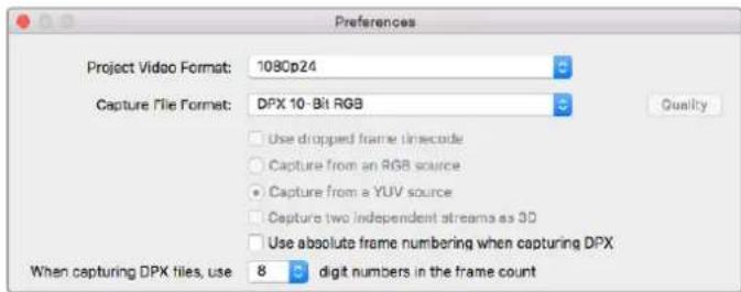 Blackmagic Design DeckLink Mini Monitor HD - Captura de ARCHivos DPX - 1