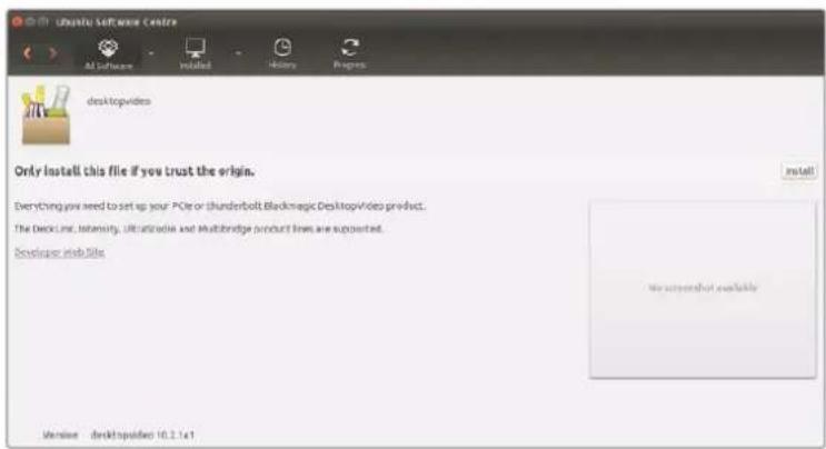 Blackmagic Design DeckLink Mini Monitor HD - Linuxにイnstトル - 1
