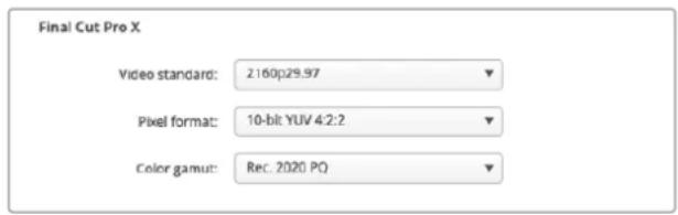 Blackmagic Design DeckLink Mini Monitor HD - Configurando o Final Cut Pro X - 1