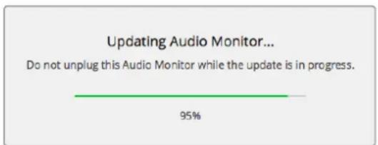 Blackmagic Design Audio Monitor 12G - Aggiornare il software interno - 2