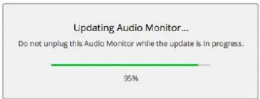 Blackmagic Design Audio Monitor 12G - Actualización del software interno - 2