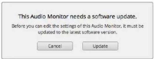 Blackmagic Design Audio Monitor 12G - Actualización del software interno - 1