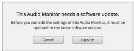 Blackmagic Design Audio Monitor 12G - 内部ソフトウェアのアップデート - 1