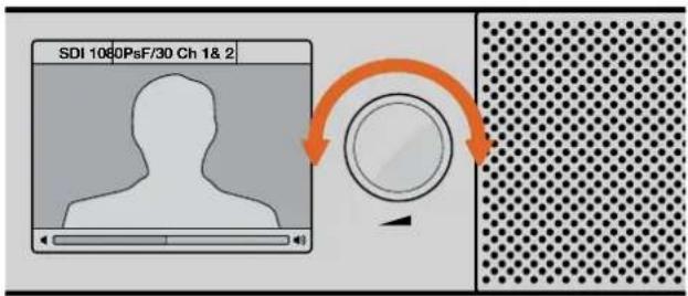 Blackmagic Design Audio Monitor 12G - Громкость звука - 1