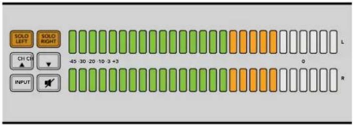 Blackmagic Design Audio Monitor 12G - Botões Solo Left e Solo Right - 1