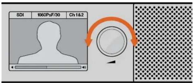 Blackmagic Design Audio Monitor 12G - ボリューム - 1