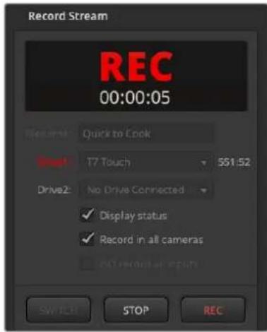 Blackmagic Design Studio Camera 4K Plus - Inicio automático de la grabación con el modelo ATEM Mini - 1