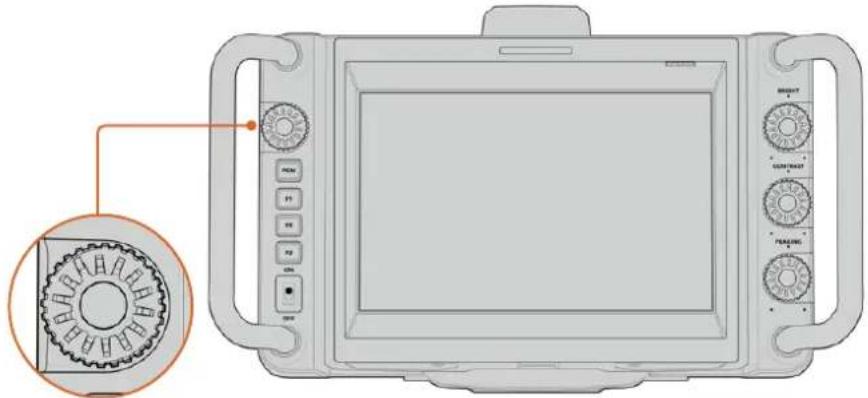 Blackmagic Design Studio Camera 4K Plus - Verwenden der Bedienelemente an der Studio Camera - 1