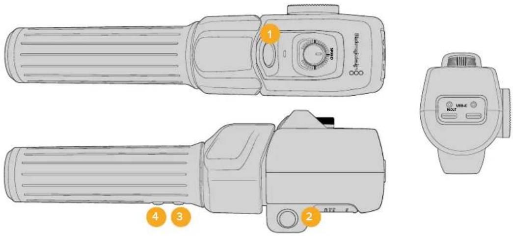 Technical diagram of a handheld device with labeled parts including OO, timer, and wristwatch controls