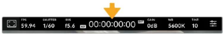 Blackmagic Design Studio Camera 4K Plus - Clipdaueranzeige - 1