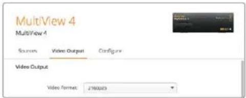 Blackmagic Design MultiView 16 - Video Format и HD Output - 2