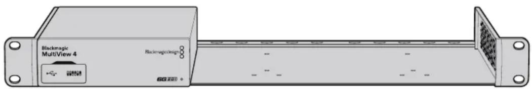 Blackmagic Design MultiView 16 - Installation sur rack - 1