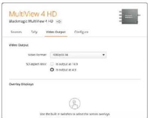 Blackmagic Design MultiView 16 - Video Format и HD Output - 3