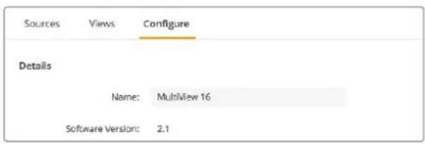 Blackmagic Design MultiView 16 - Benennung Ihres Blackmagic MultiView - 1