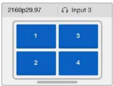 Blackmagic Design MultiView 16 - Configurer l'affichage du blackmagic multiview 16 - 4