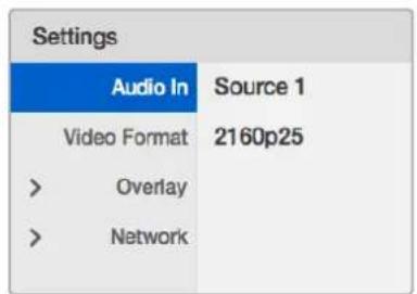 Blackmagic Design MultiView 16 - Cambiare le impostazioni con Teranex Mini Smart Panel - 1