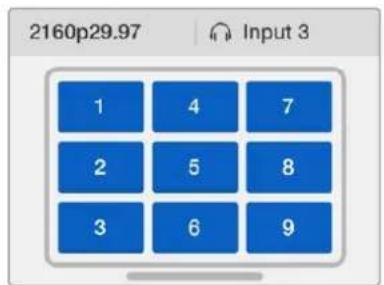 Blackmagic Design MultiView 16 - Vorgabe des Layouts auf Ihrem Blackmagic MultiView 16 - 5