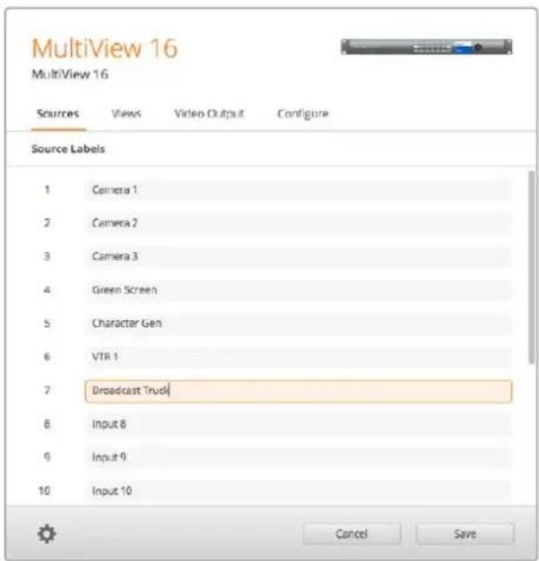Blackmagic Design MultiView 16 - Cambiare le impostazioni con Blackmagic MultiView Setup - 1