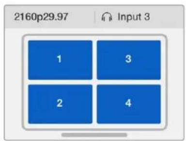 Blackmagic Design MultiView 16 - Setting your Layout on Blackmagic MultiView 16 - 4