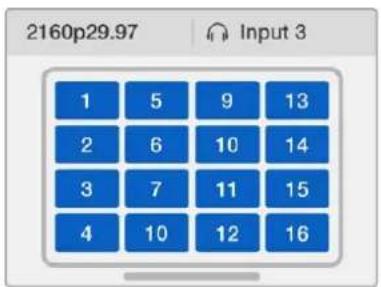 Blackmagic Design MultiView 16 - Blackmagic MultiView 16的前面板控制 - 1