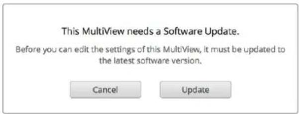 Blackmagic Design MultiView 16 - Actualización del software interno - 1