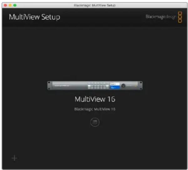 Blackmagic Design MultiView 16 - Pantalla de inicio - 1