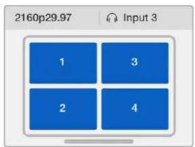 Blackmagic Design MultiView 16 - Выбор конфигурации на Blackmagic MultiView 16 - 4