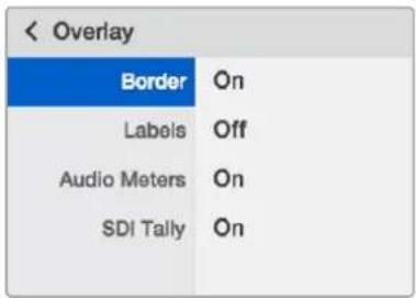Blackmagic Design MultiView 16 - Overlay (叠加) - 1