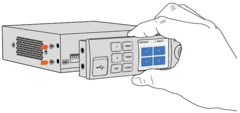 Blackmagic Design MultiView 16 - Установка Teranex Mini Smart Panel - 1